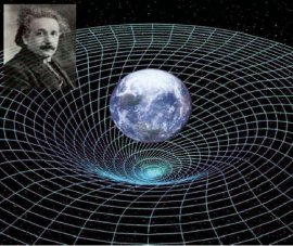 <a href=http://science.nasa.gov/headlines/y2005/images/gpb/vortex1_crop.jpg target=_blank>Concepto artstico</a> del torcimiento del espacio-tiempo alrededor de la Tierra. 
[<a href=http://science.nasa.gov/headlines/y2004/images/gpb/VIP_Lithos-2.pdf target=_blank>Ms informacin</a>]
