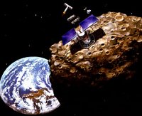 <a href=http://science.nasa.gov/headlines/y2006/images/moonlets/90a.jpg target=_blank>Concepto artstico</a> de extraccin en un asteroide.
