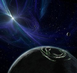 Los planetas alrededor de plsares se baan en intensa radiacin.  Estos planetas deben estar entre los sitios menos hospitalarios para la formacin de vida en la galaxia, dice Charles Beichman, astrnomo del JPL 
[<a href=http://www.spitzer.caltech.edu/Media/releases/ssc2006-10/ssc2006-10c.shtml target=_blank>Ms informacin</a>]
