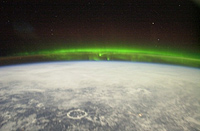 Aurora boreal sobre Canad