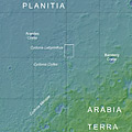 Mapa contextual de la regin de Cydonia 