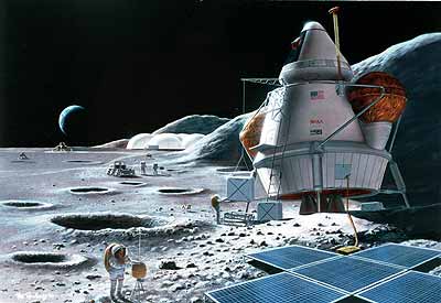 Si deseamos instalar una base permanente en nuestro satlite, habr que tener en cuenta los terremotos de la Luna...(Crditos: NASA)