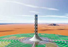 Proyecto de torre solar en Fuente del Fresno (Ciudad Real, España).