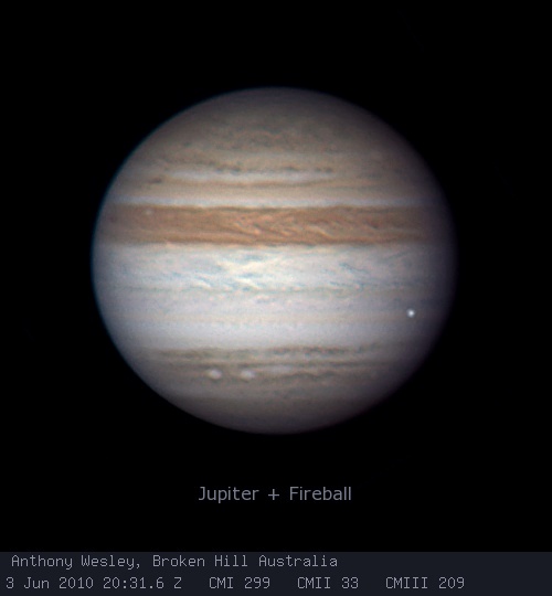 impacto sobre jupiter