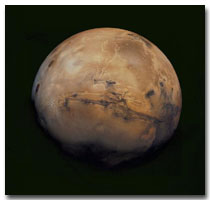 Mosaico de Marte tomado por el orbitador Viking 1