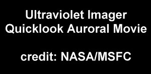 Esta pelcula, que puede contener de dos a seis horas, muestra las imgenes ms recientes de la regin de auroras de la Tierra, tomadas por el Ultraviolet Imager Instrument (Instrumento de Visin Ultravioleta) a bordo del satlite Polar. Se generan nuevas pelculas cada 6 horas. Actualice para ver la ltima animacin o visite la <a href=http://science.nasa.gov/uvi/LatestImage.htm target=blank>pgina principal de UVI</a> para ver nuevas fotografas cada 7 minutos. 