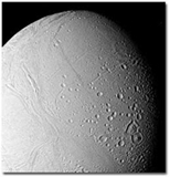 Enceladus visto desde la Voyager