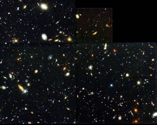 El campo profundo del Hubble