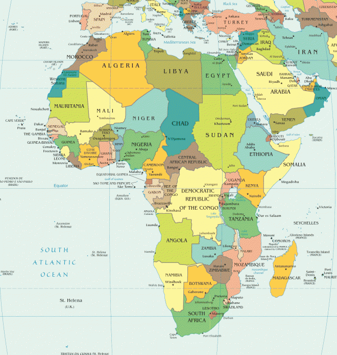 Mapa de Africa
