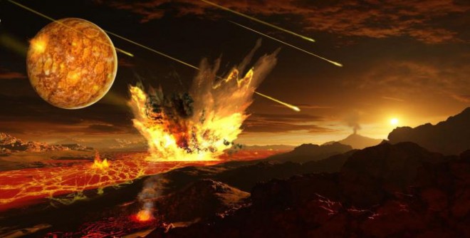 ¿Cómo se formó la atmósfera primitiva de la Tierra?