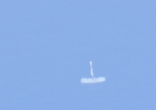 falcon 9 ocean reentry